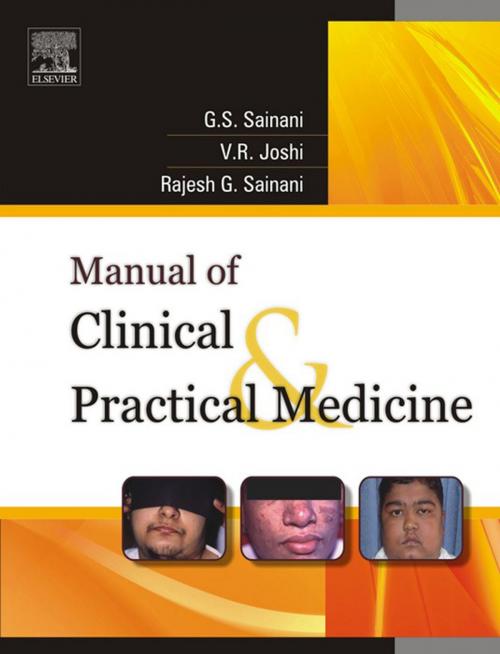 Cover of the book Manual of Clinical and Practical Medicine - E-Book by G. S. Sainani, Elsevier Health Sciences