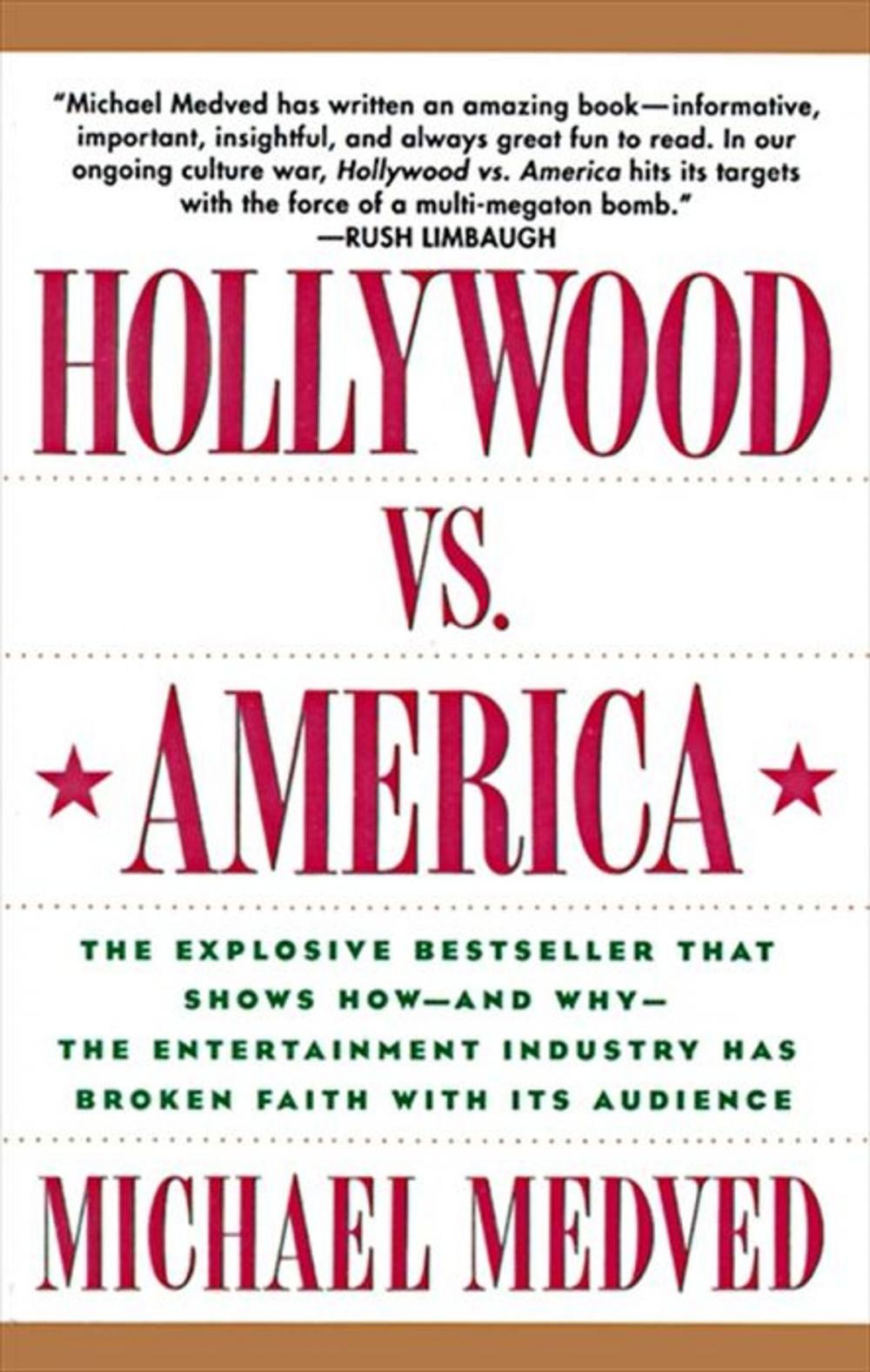 Big bigCover of Hollywood vs. America