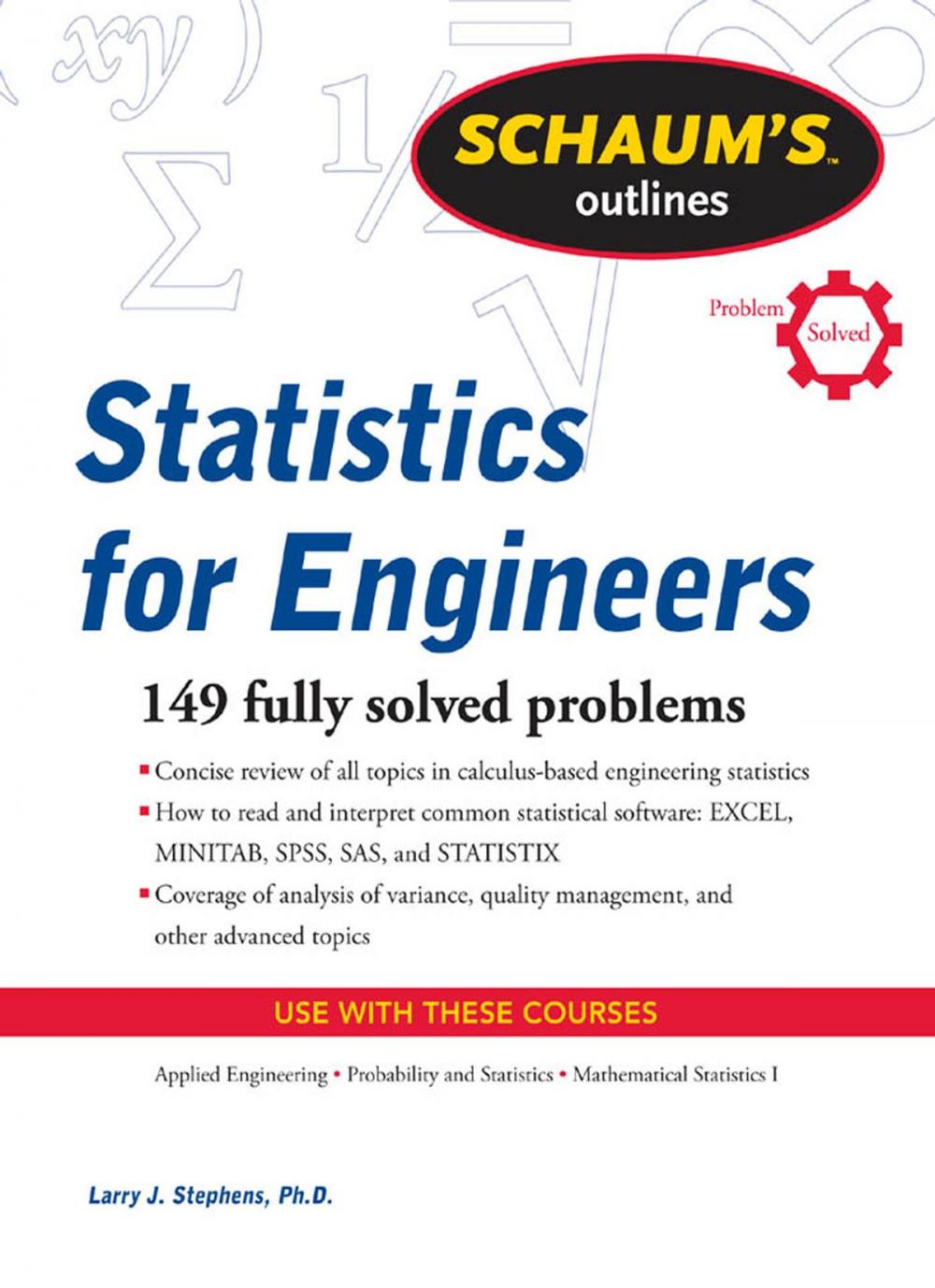 Big bigCover of Schaum's Outline of Statistics for Engineers