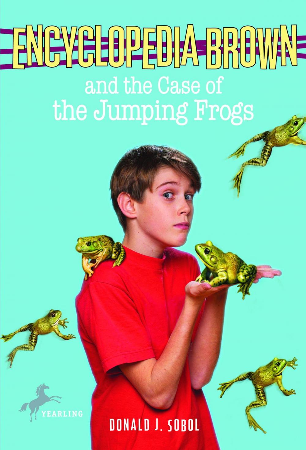 Big bigCover of Encyclopedia Brown and the Case of the Jumping Frogs