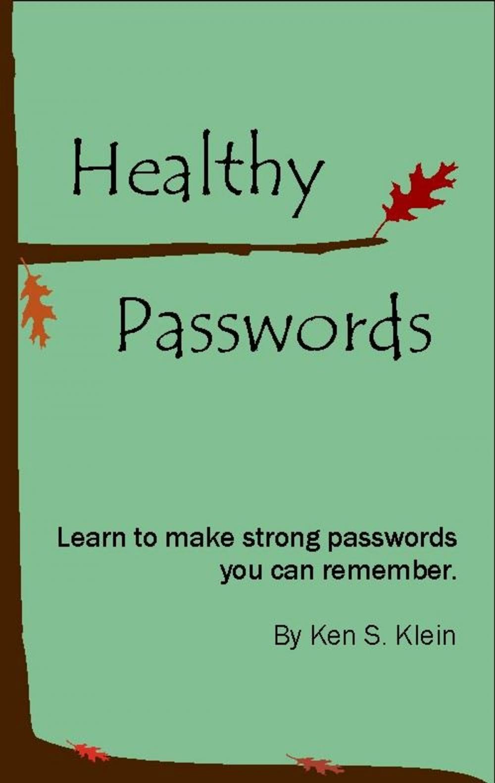 Big bigCover of Healthy Passwords