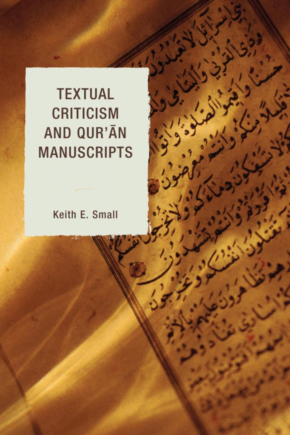 Big bigCover of Textual Criticism and Qur'an Manuscripts