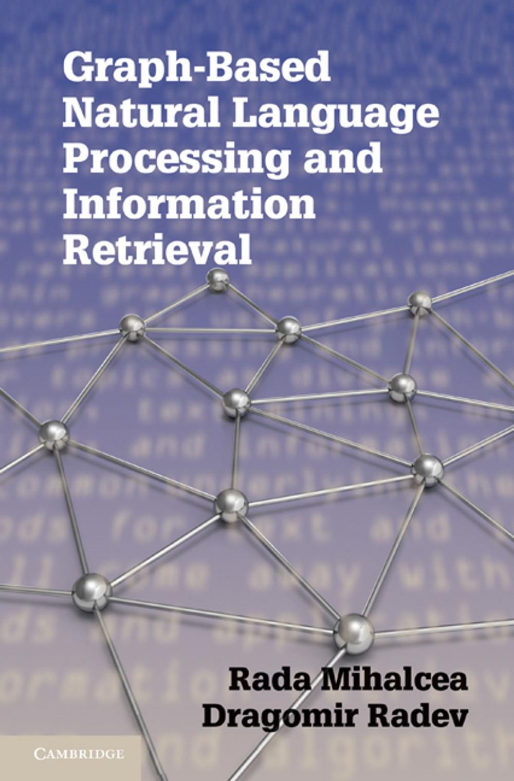 Big bigCover of Graph-based Natural Language Processing and Information Retrieval