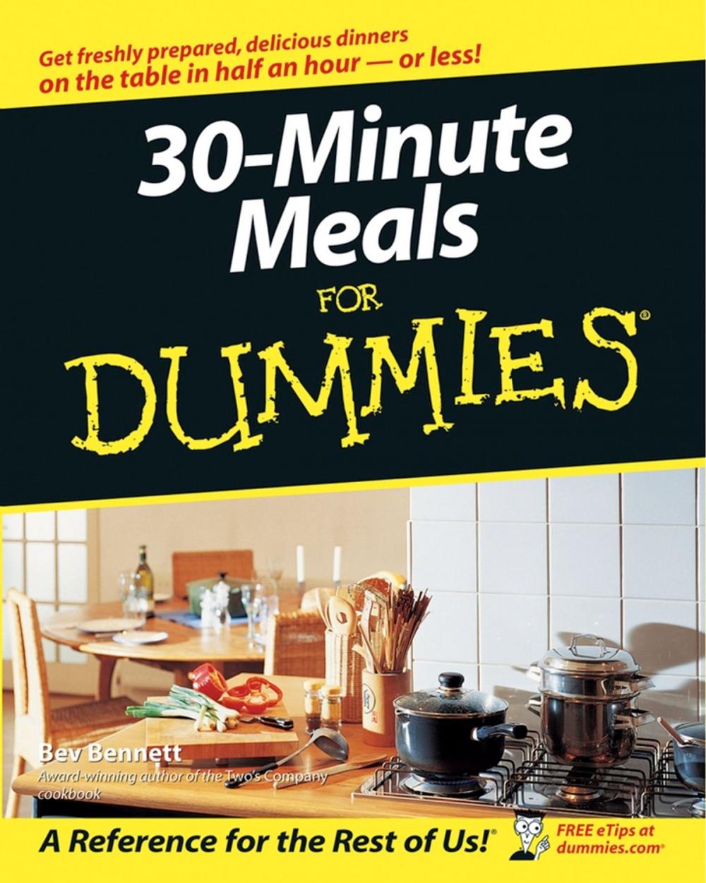 Big bigCover of 30-Minute Meals For Dummies