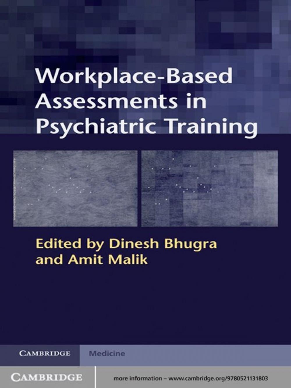 Big bigCover of Workplace-Based Assessments in Psychiatric Training