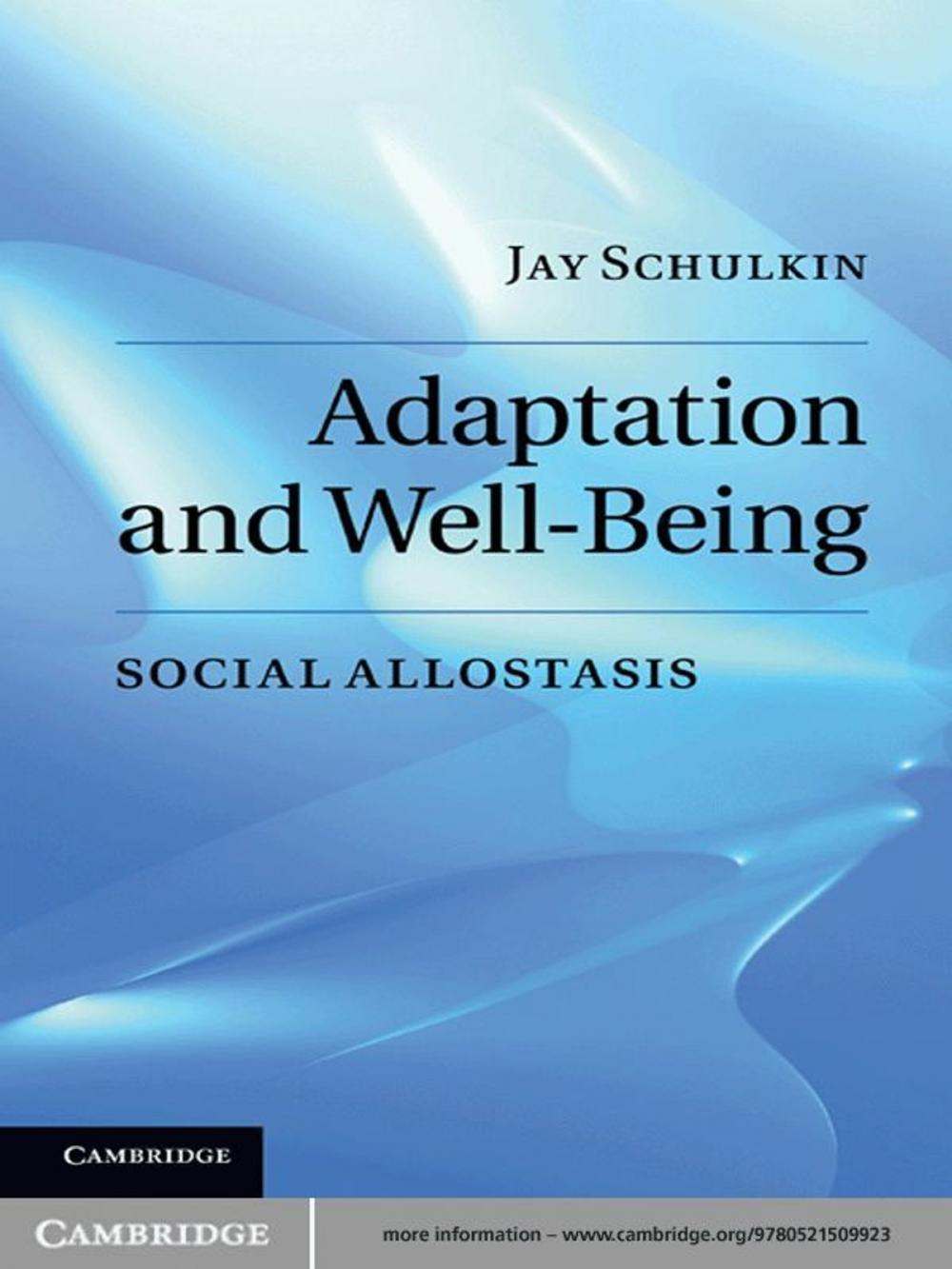 Big bigCover of Adaptation and Well-Being