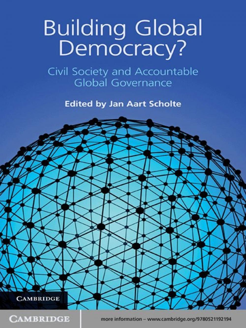 Big bigCover of Building Global Democracy?