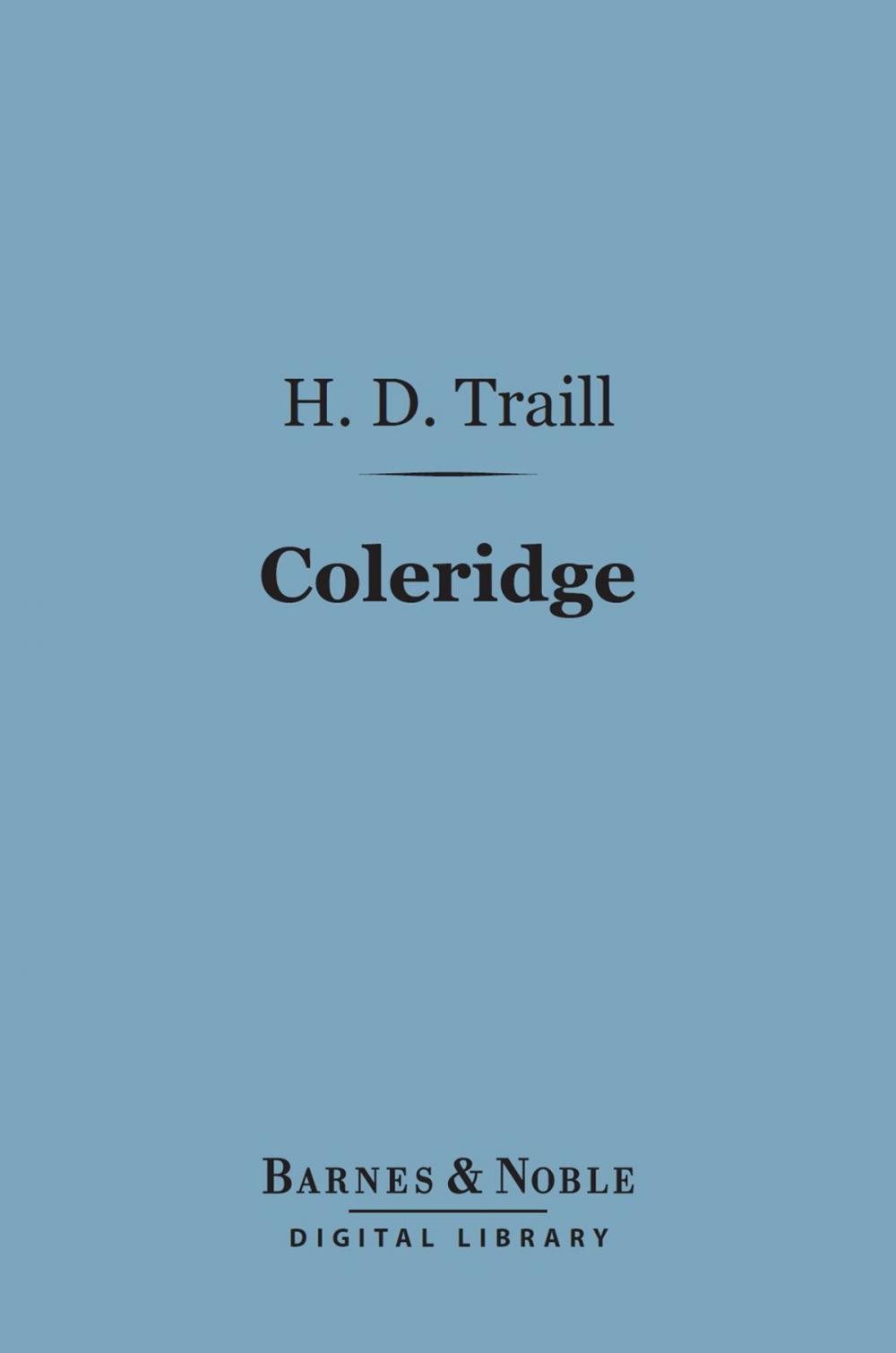 Big bigCover of Coleridge (Barnes & Noble Digital Library)