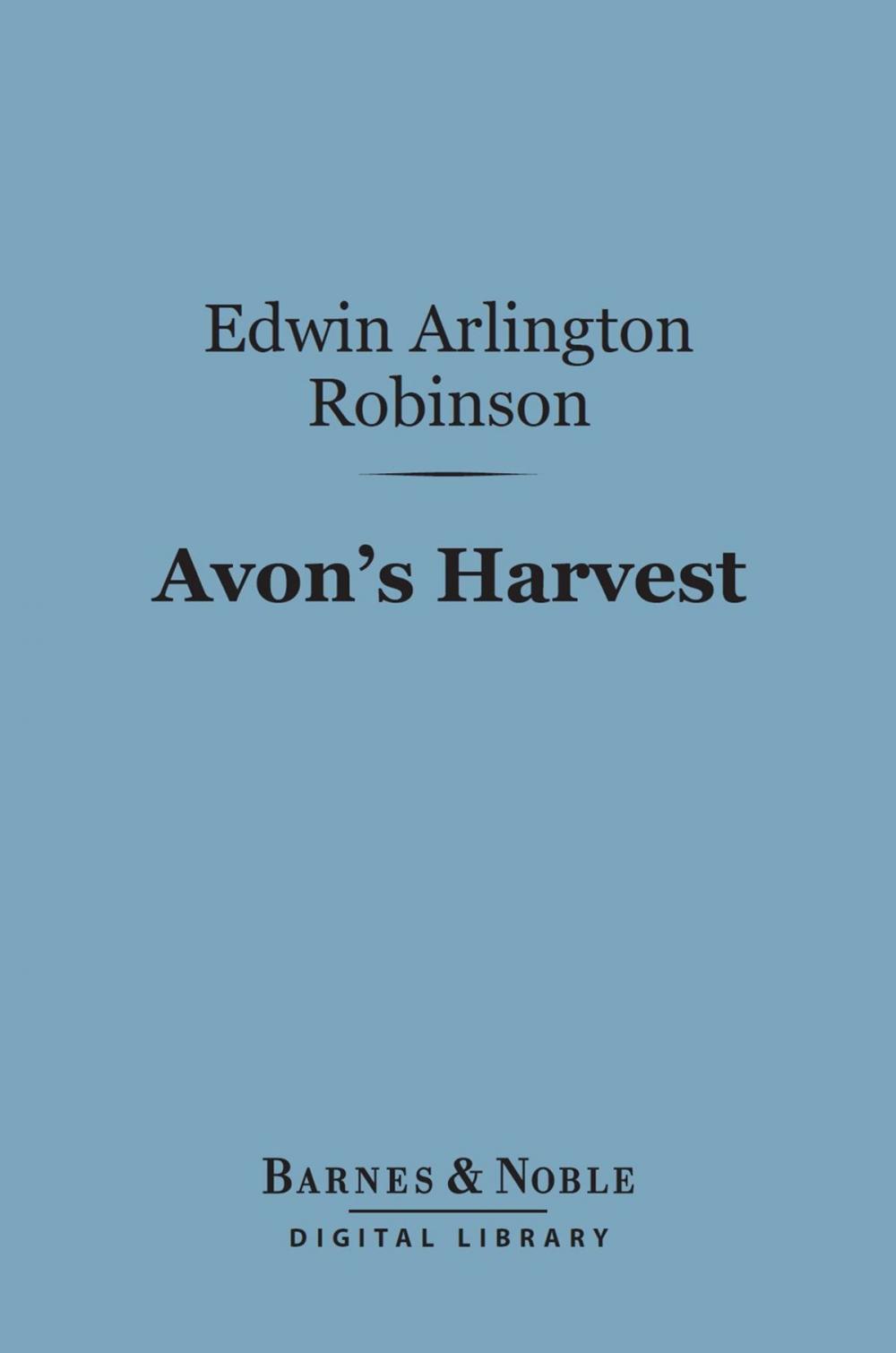 Big bigCover of Avon's Harvest (Barnes & Noble Digital Library)