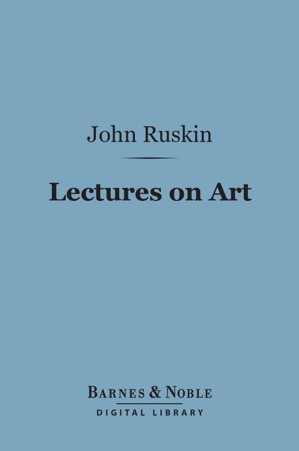 Big bigCover of Lectures on Art (Barnes & Noble Digital Library)