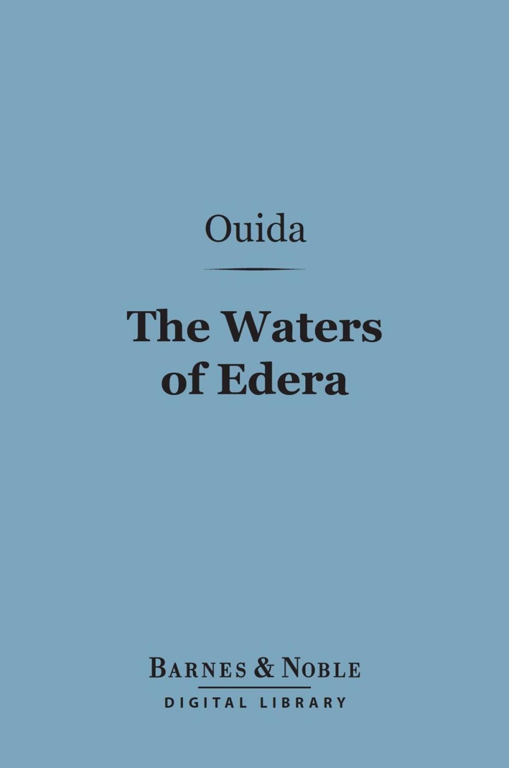 Big bigCover of The Waters of Edera (Barnes & Noble Digital Library)