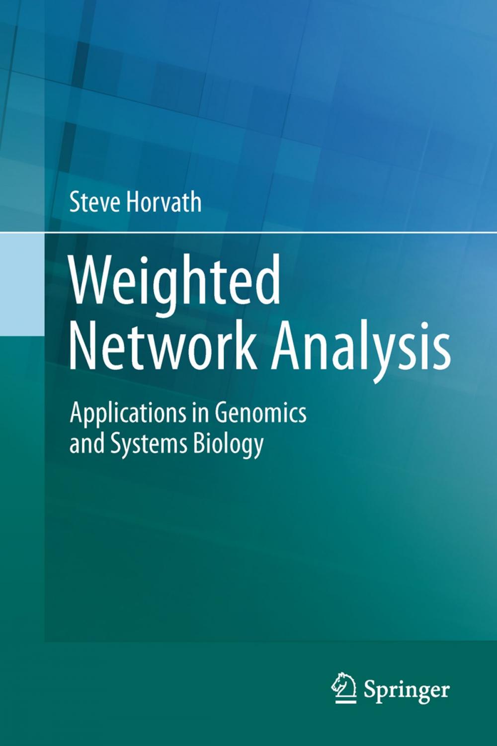 Big bigCover of Weighted Network Analysis