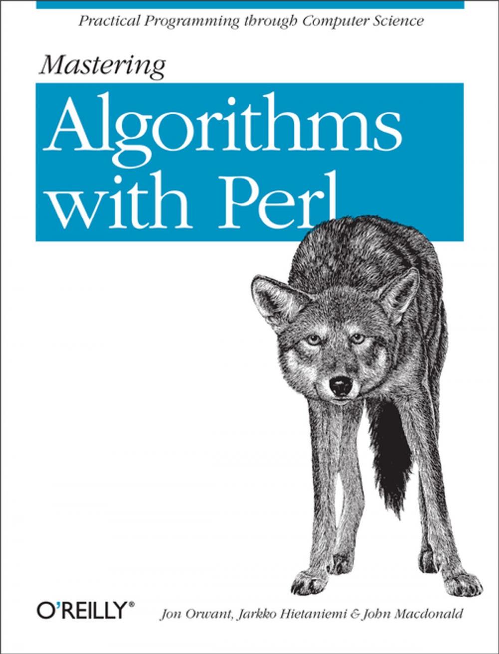 Big bigCover of Mastering Algorithms with Perl