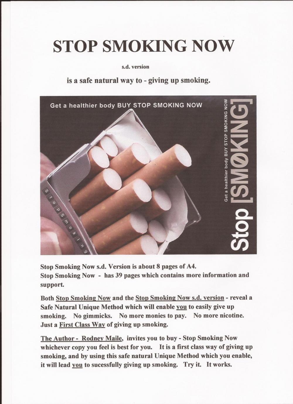 Big bigCover of Stop Smoking Now s.d. version