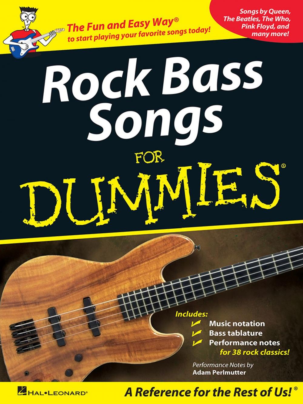 Big bigCover of Rock Bass Songs for Dummies (Music Instruction)