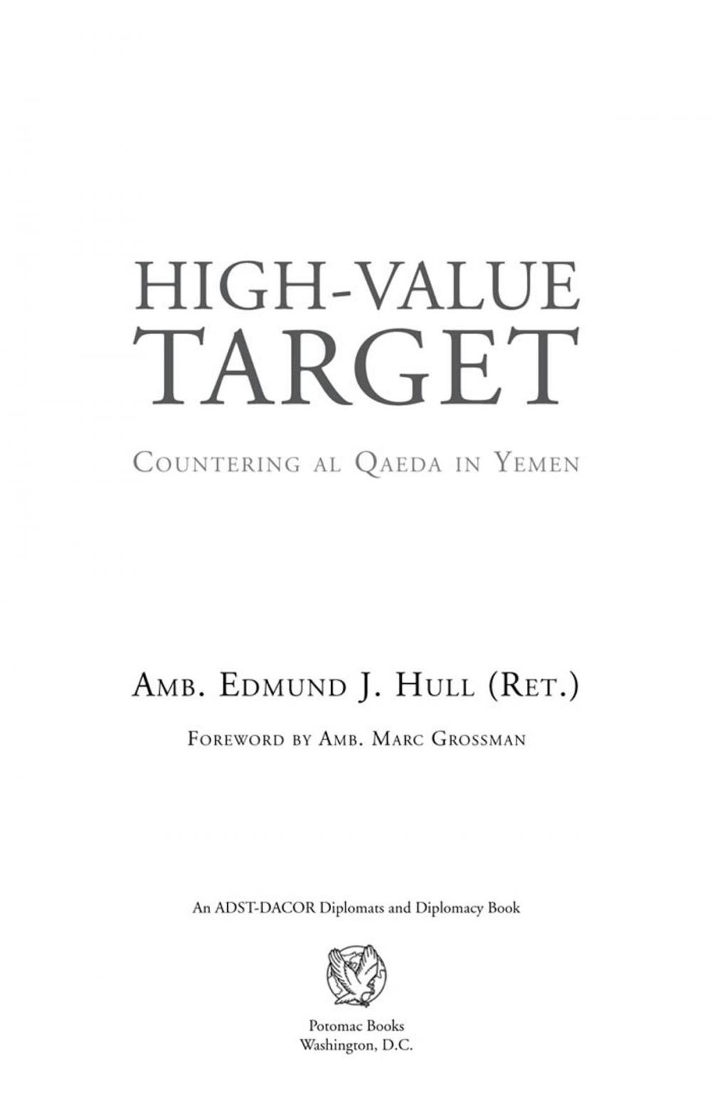 Big bigCover of High-Value Target: Countering al Qaeda in Yemen