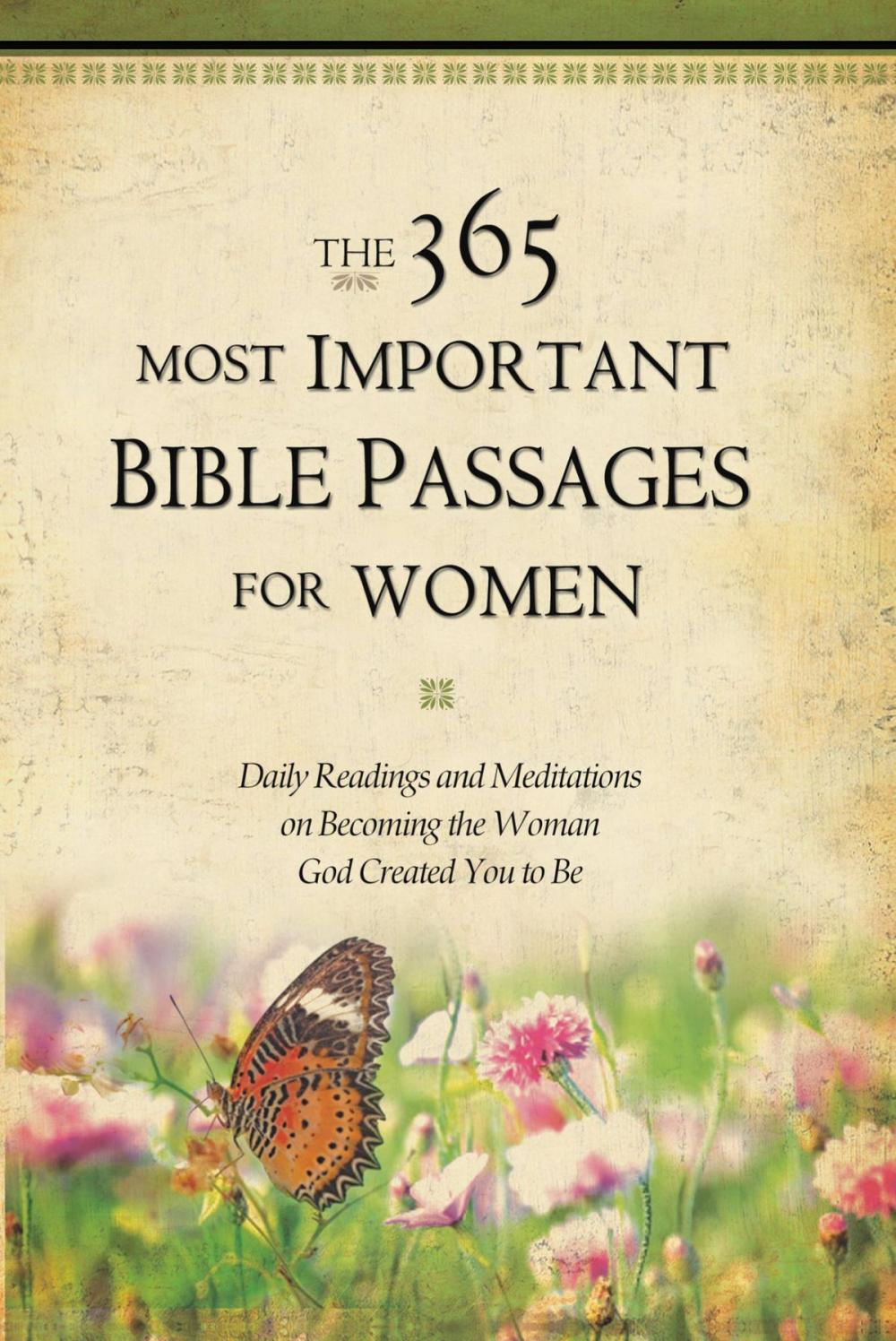 Big bigCover of The 365 Most Important Bible Passages for Women