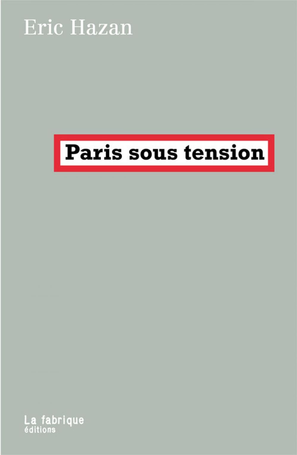 Big bigCover of Paris sous tension