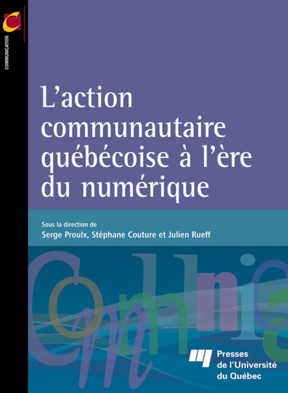 Big bigCover of L'action communautaire québécoise à l’ère du numérique