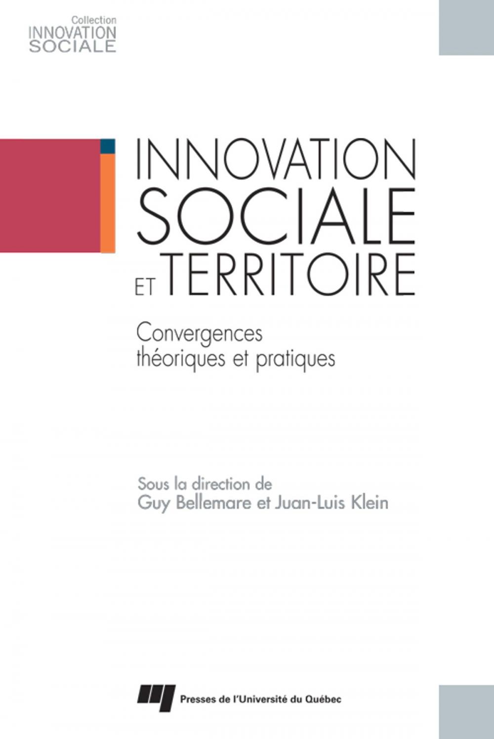 Big bigCover of Innovation sociale et territoires