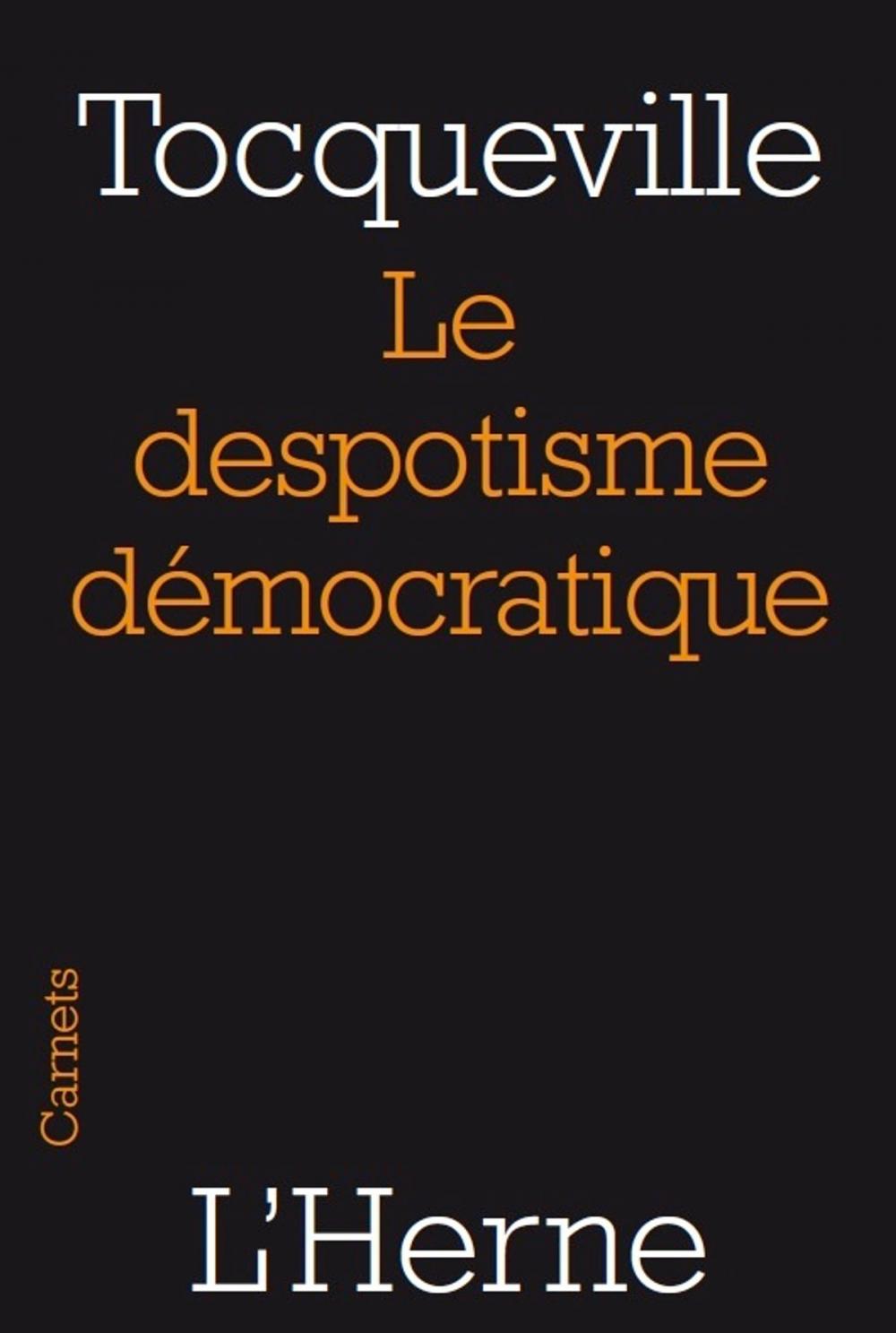 Big bigCover of Le despotisme démocratique