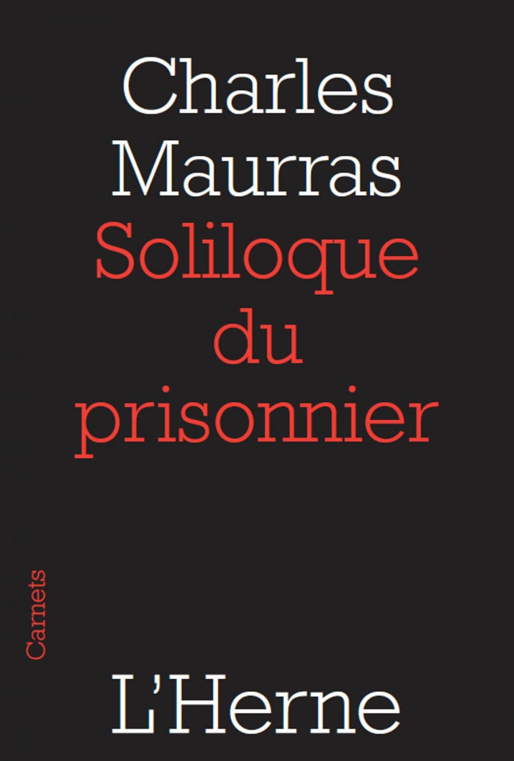 Big bigCover of Soliloque du prisonnier