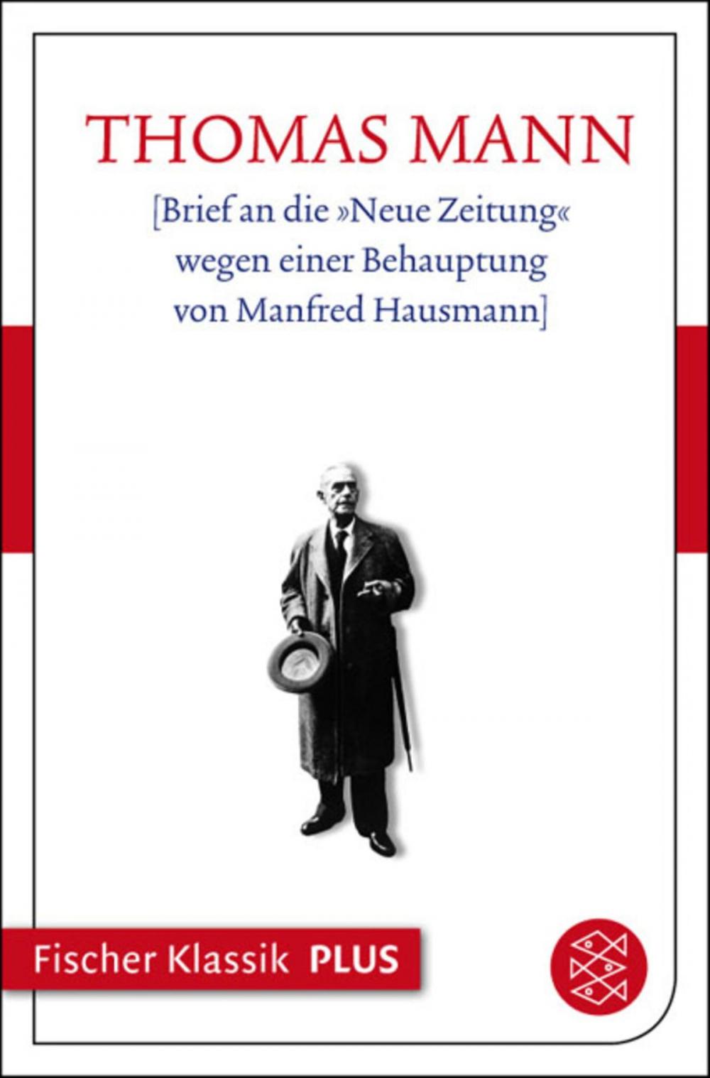 Big bigCover of [Brief an die "Neue Zeitung" wegen einer Behauptung von Manfred Hausmann]