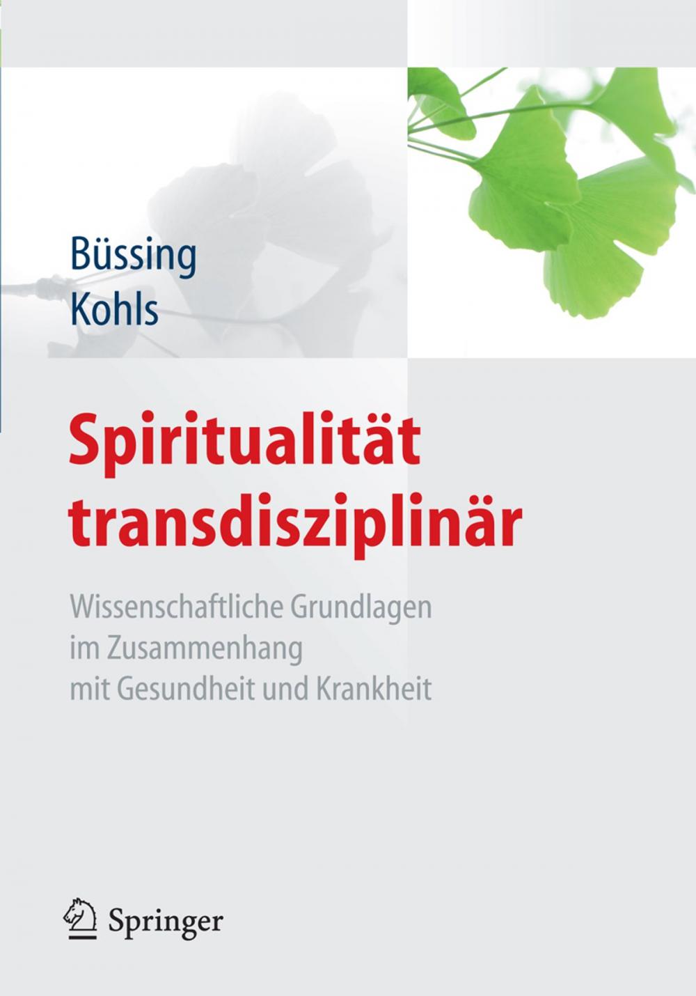 Big bigCover of Spiritualität transdisziplinär