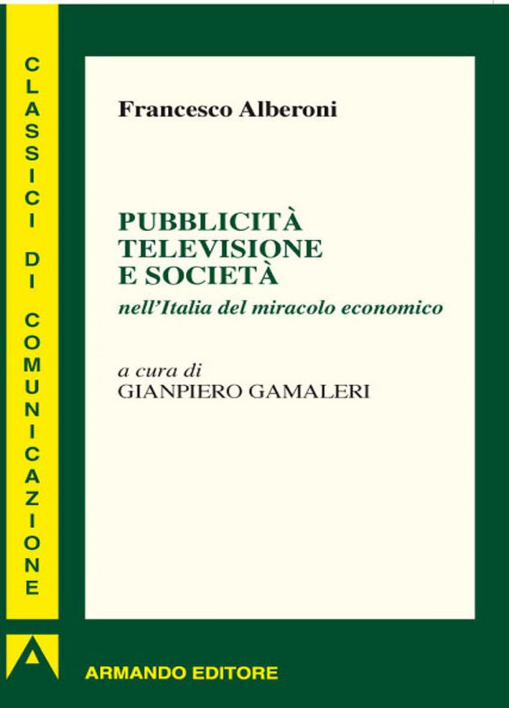 Big bigCover of Pubblicità, televisione e società