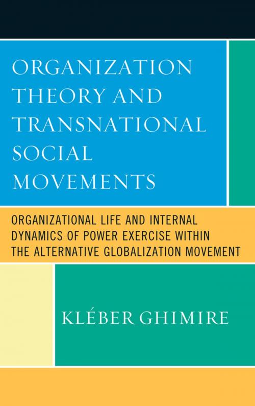 Cover of the book Organization Theory and Transnational Social Movements by Kleber Bertrand Ghimire, Lexington Books