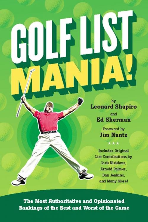 Cover of the book Golf List Mania! by Len Shapiro, Ed Sherman, Running Press