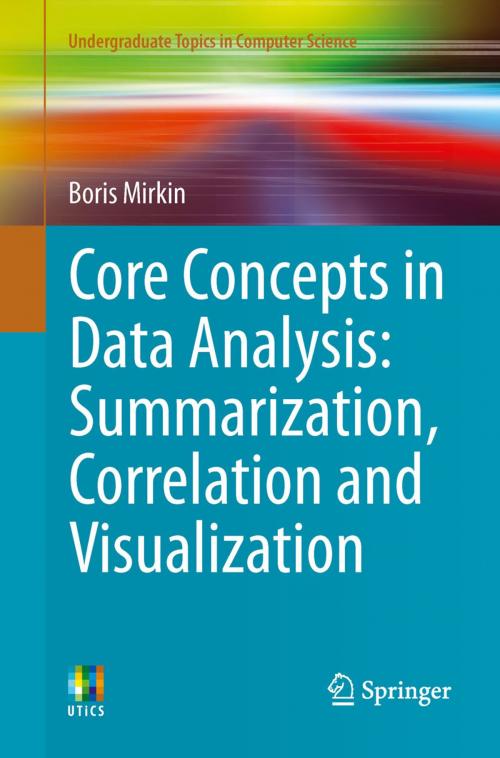 Cover of the book Core Concepts in Data Analysis: Summarization, Correlation and Visualization by Boris Mirkin, Springer London