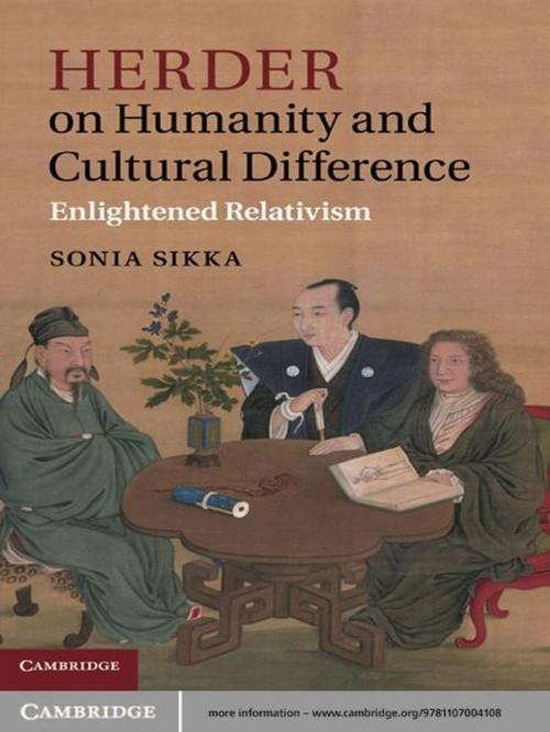 Cover of the book Herder on Humanity and Cultural Difference by Sonia Sikka, Cambridge University Press