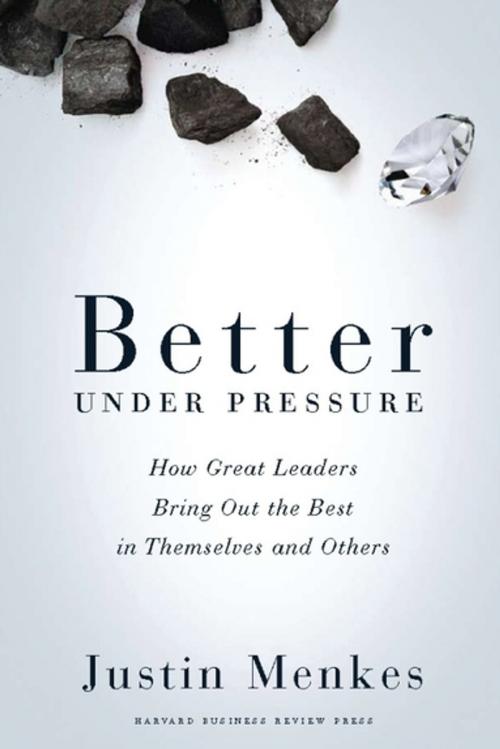 Cover of the book Better Under Pressure by Justin Menkes, Harvard Business Review Press