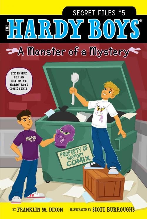 Cover of the book A Monster of a Mystery by Franklin W. Dixon, Aladdin