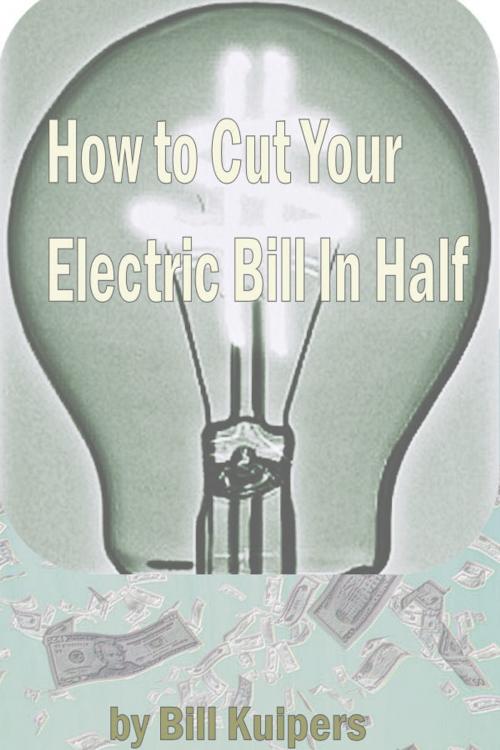 Cover of the book How To Cut Your Electric Bill in Half by Bill Kuipers, Northwest Digital Publishing