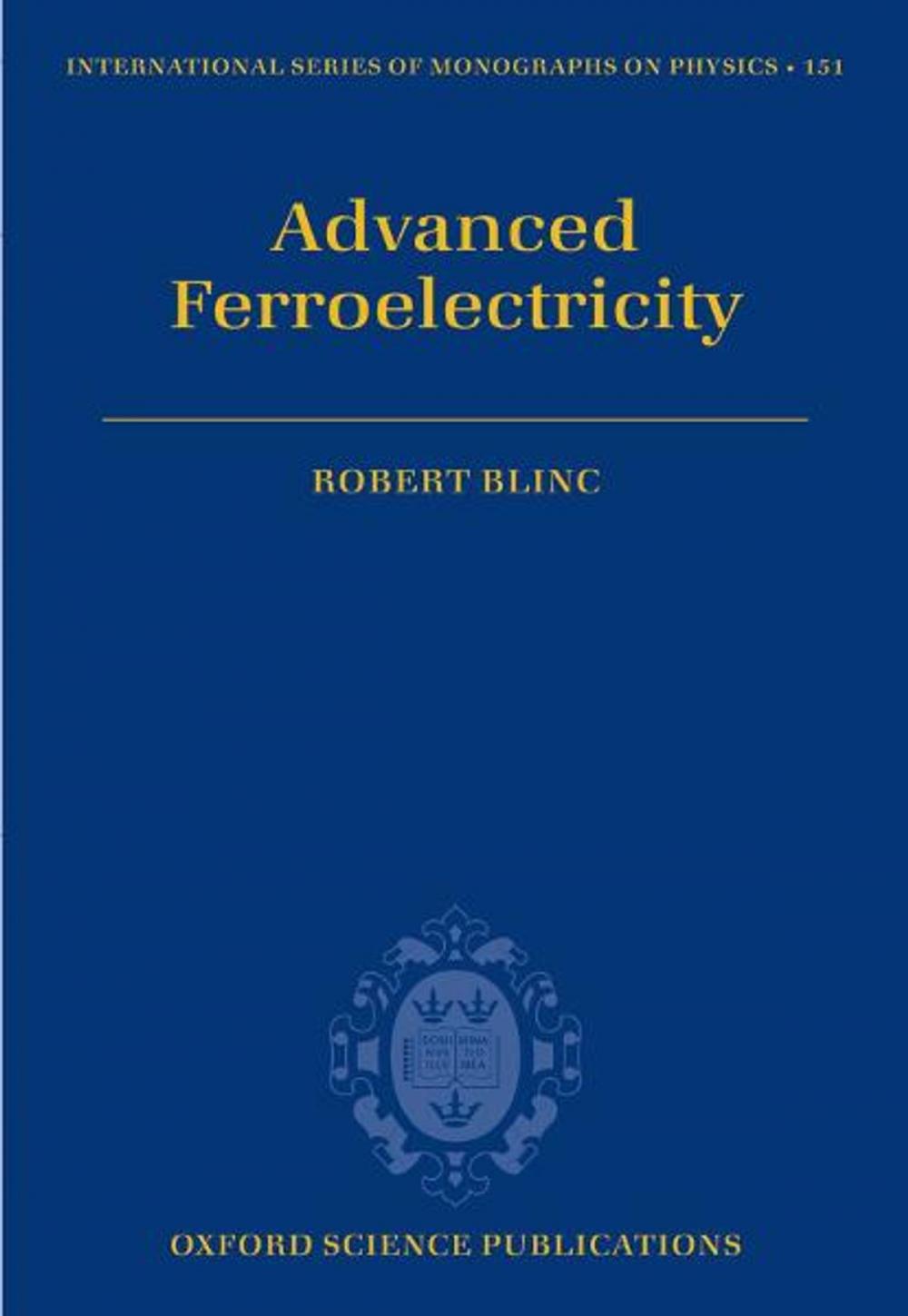 Big bigCover of Advanced Ferroelectricity