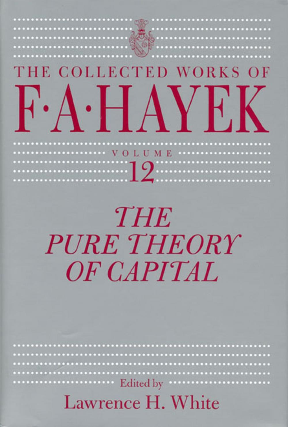 Big bigCover of The Pure Theory of Capital