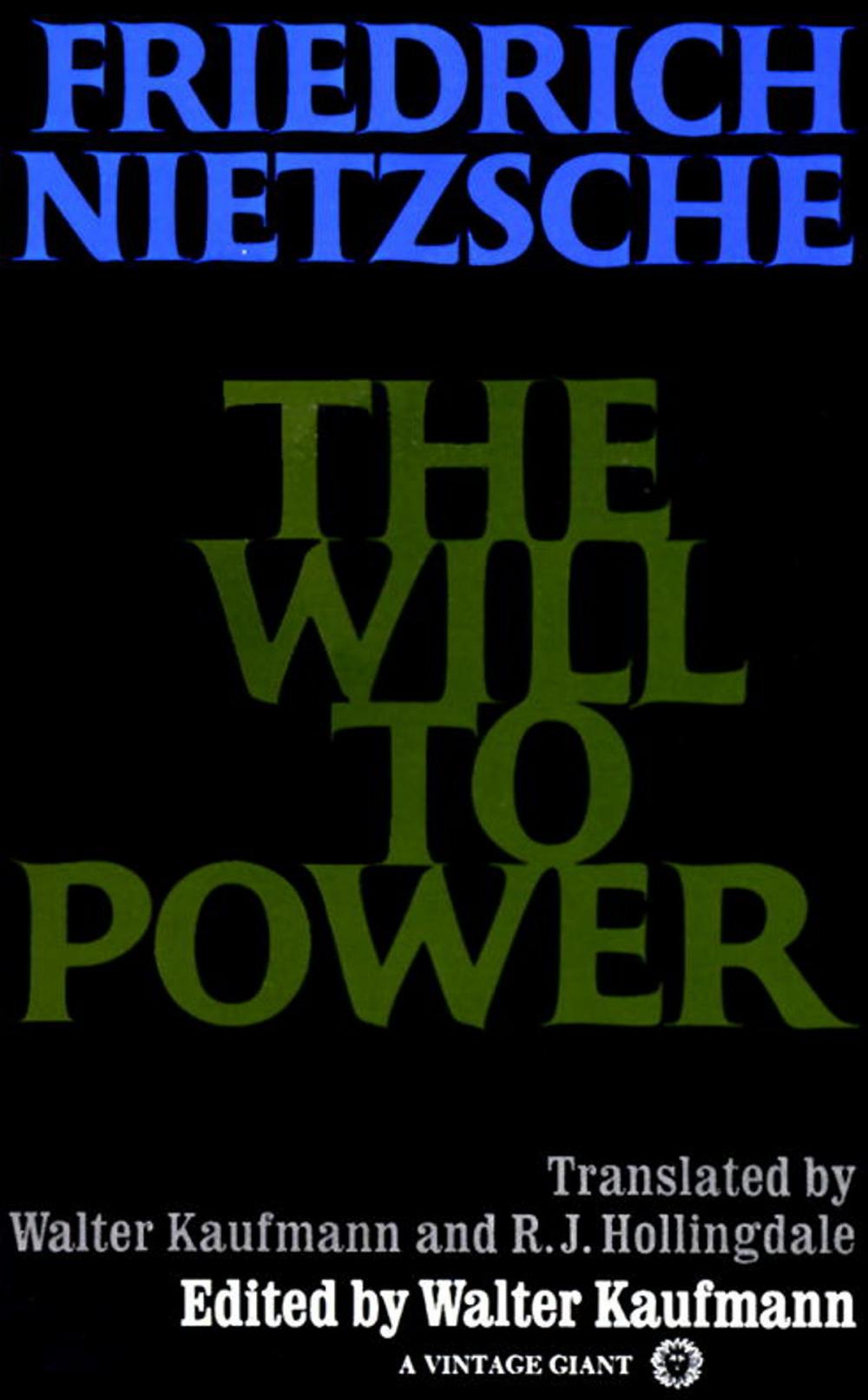 Big bigCover of The Will to Power