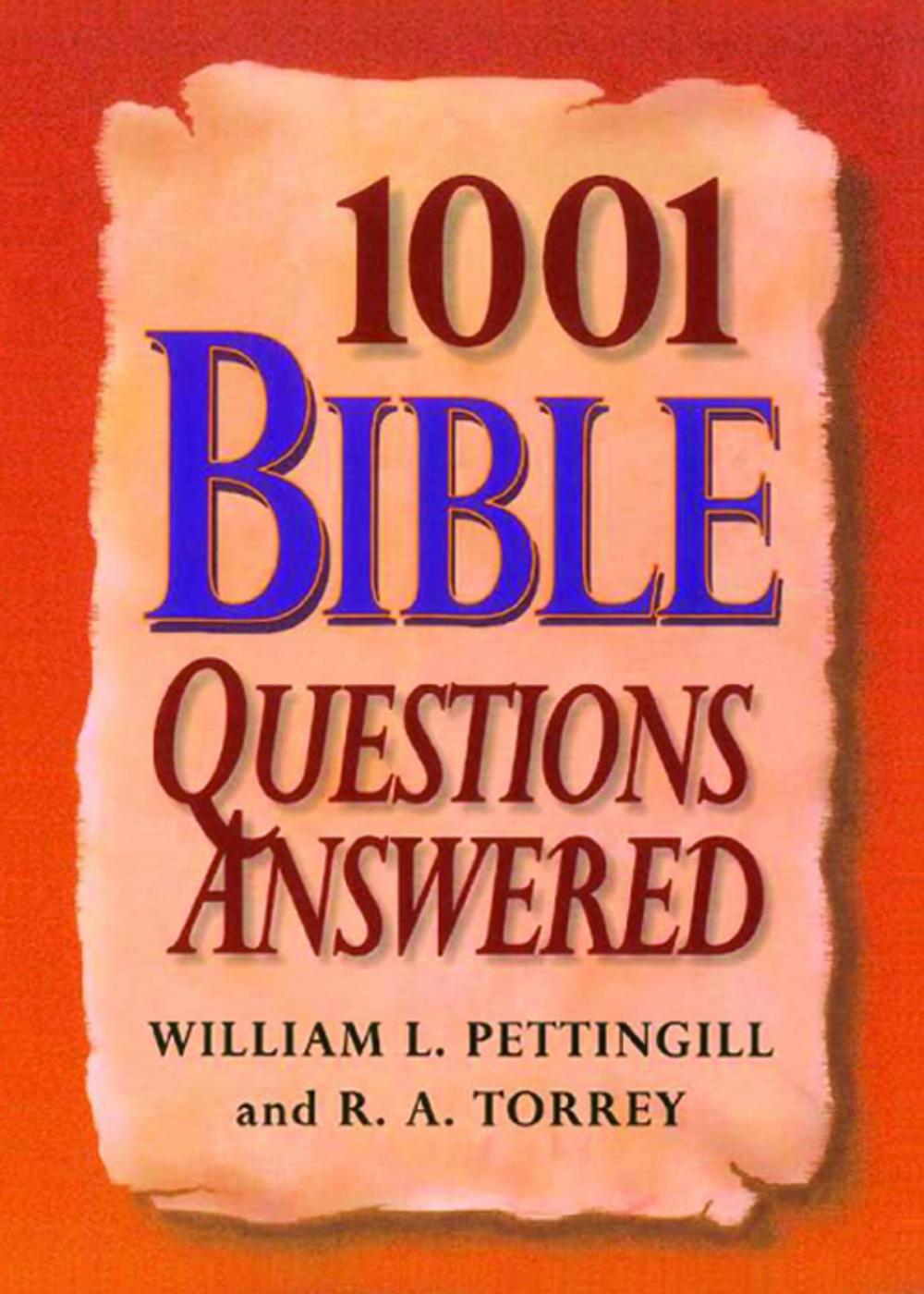 Big bigCover of 1001 Bible Questions Answered