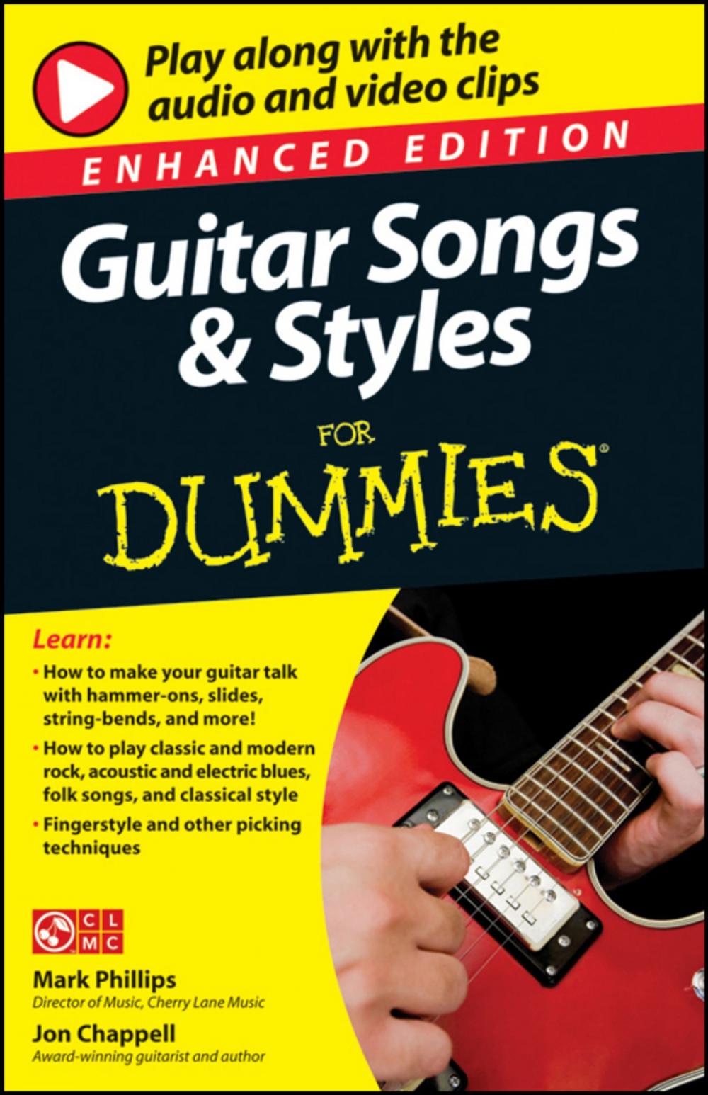 Big bigCover of Guitar Songs and Styles For Dummies, Enhanced Edition