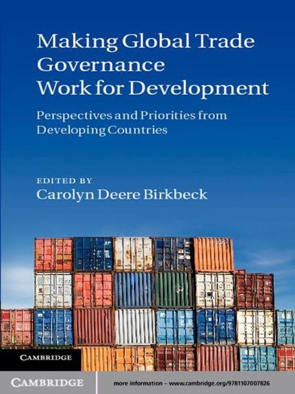 Big bigCover of Making Global Trade Governance Work for Development