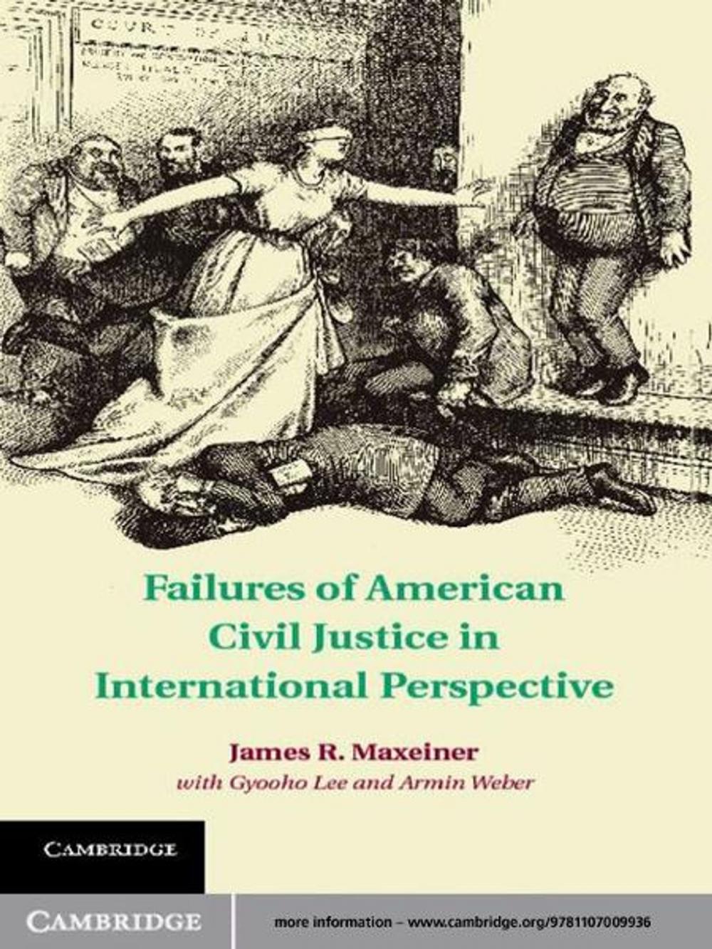 Big bigCover of Failures of American Civil Justice in International Perspective