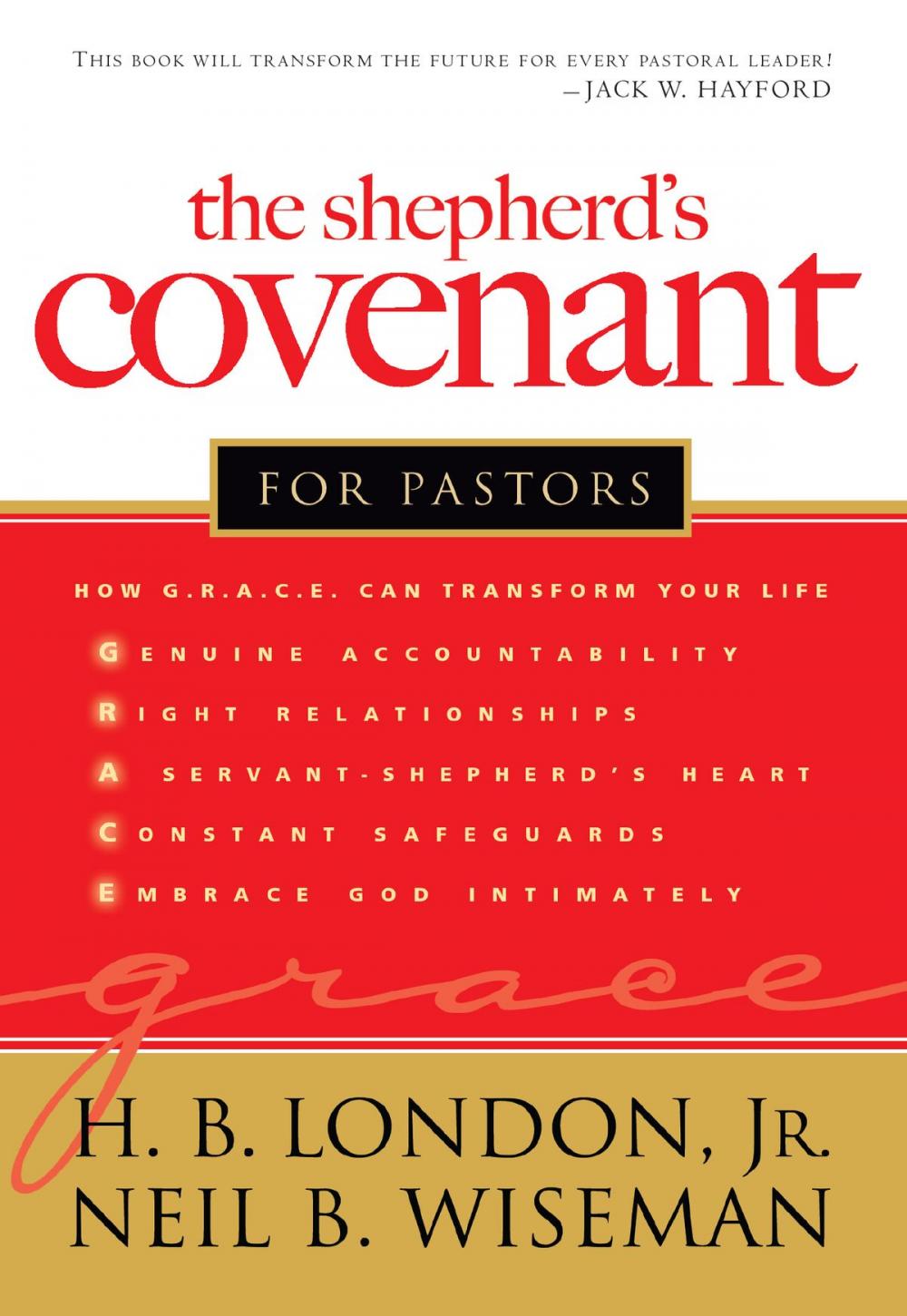 Big bigCover of The Shepherd's Covenant for Pastors