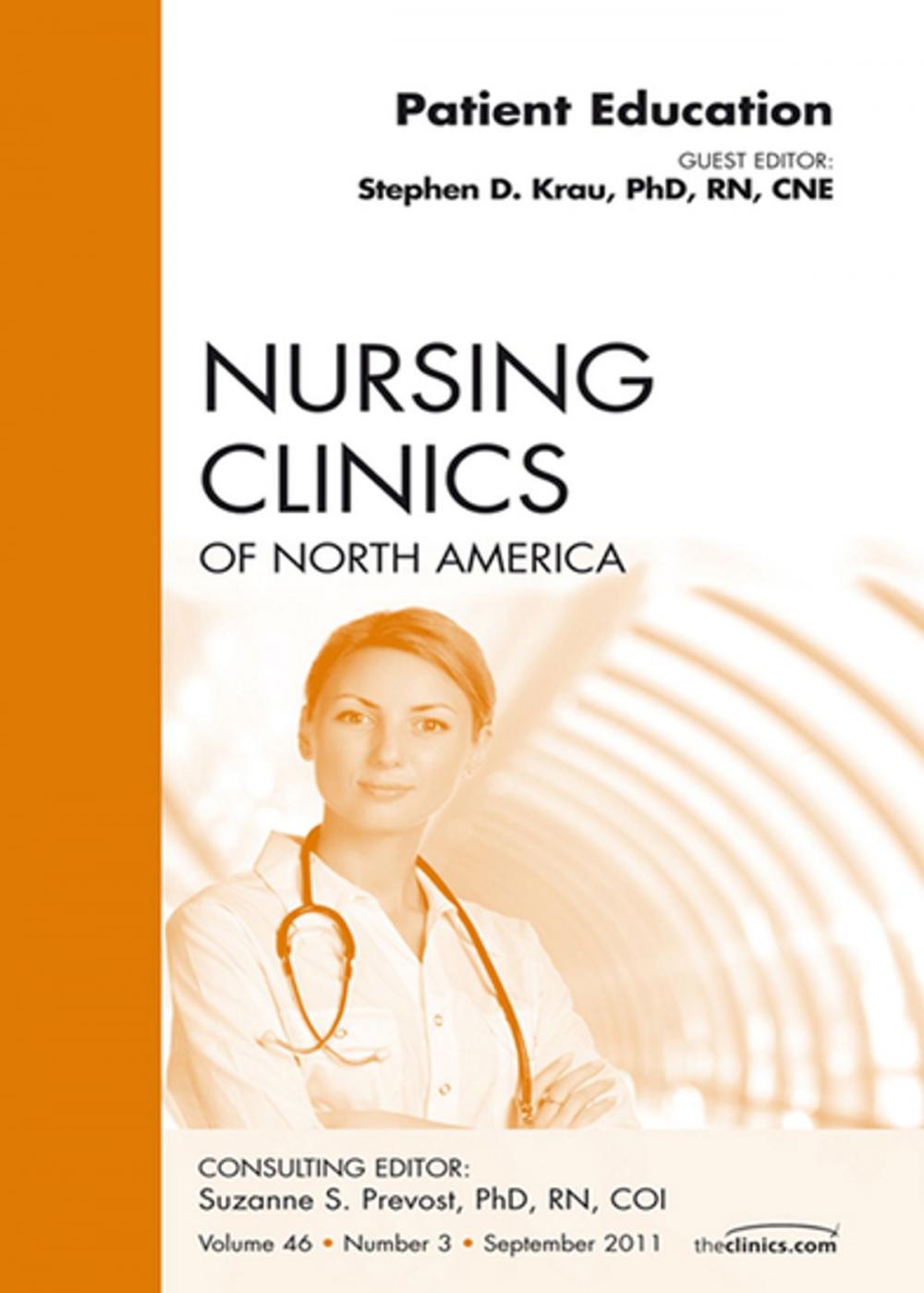 Big bigCover of Patient Education, An Issue of Nursing Clinics - E-Book