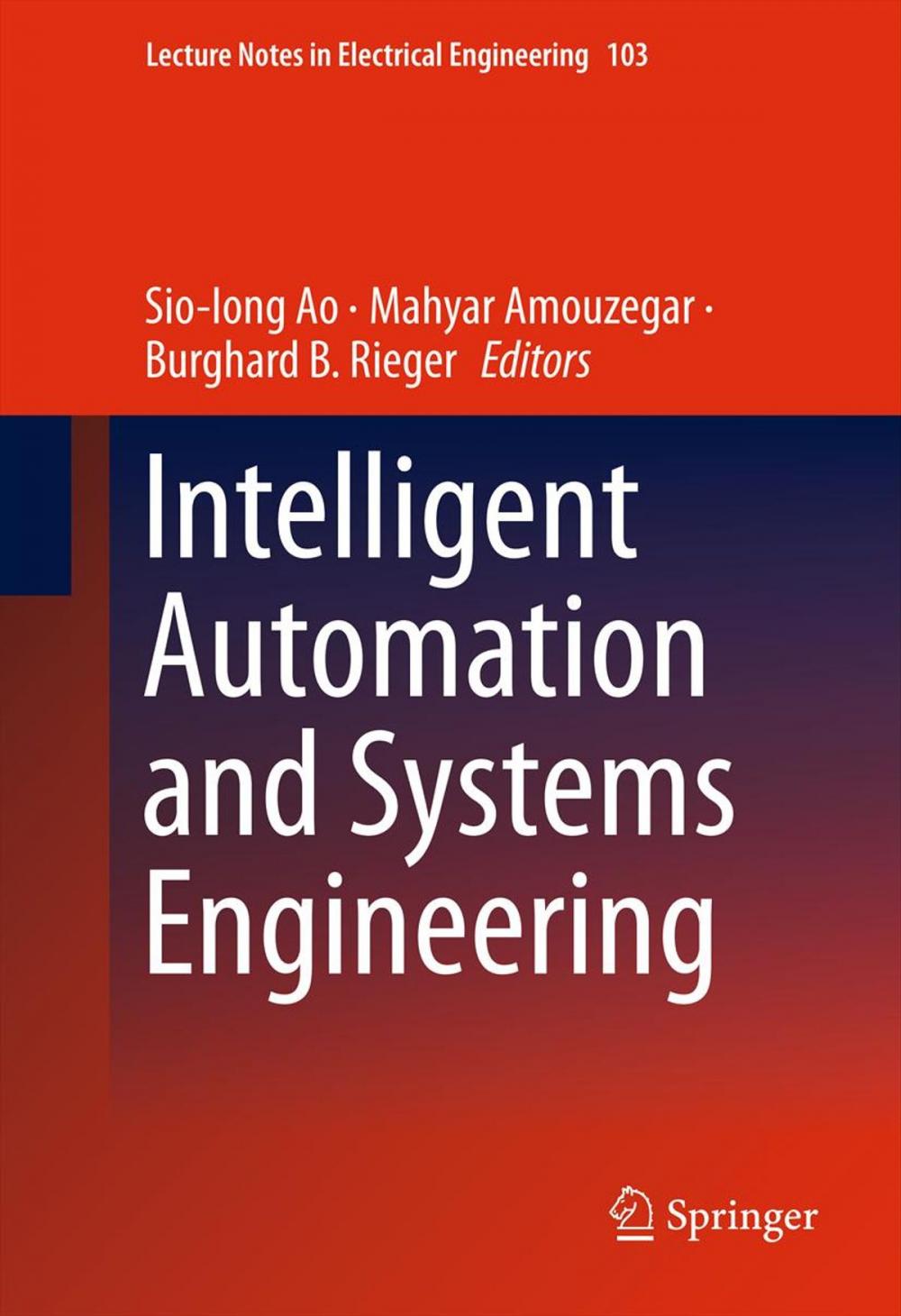 Big bigCover of Intelligent Automation and Systems Engineering