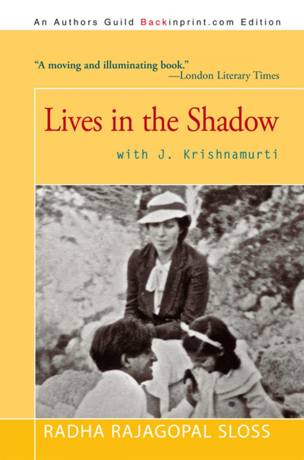 Big bigCover of Lives in the Shadow with J. Krishnamurti