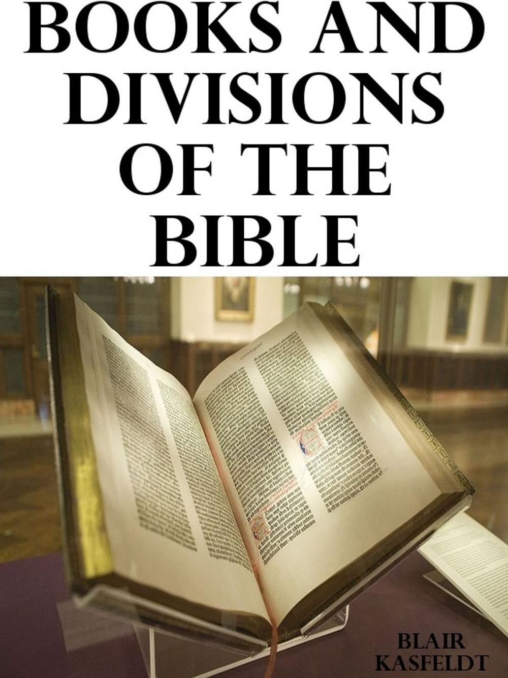 Big bigCover of Books and Divisions of the Bible