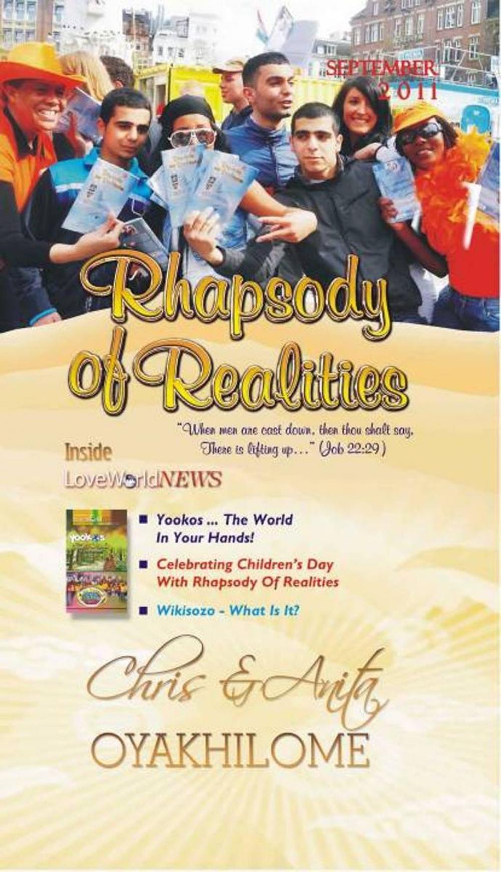 Big bigCover of Rhapsody of Realities September 2011 Edition