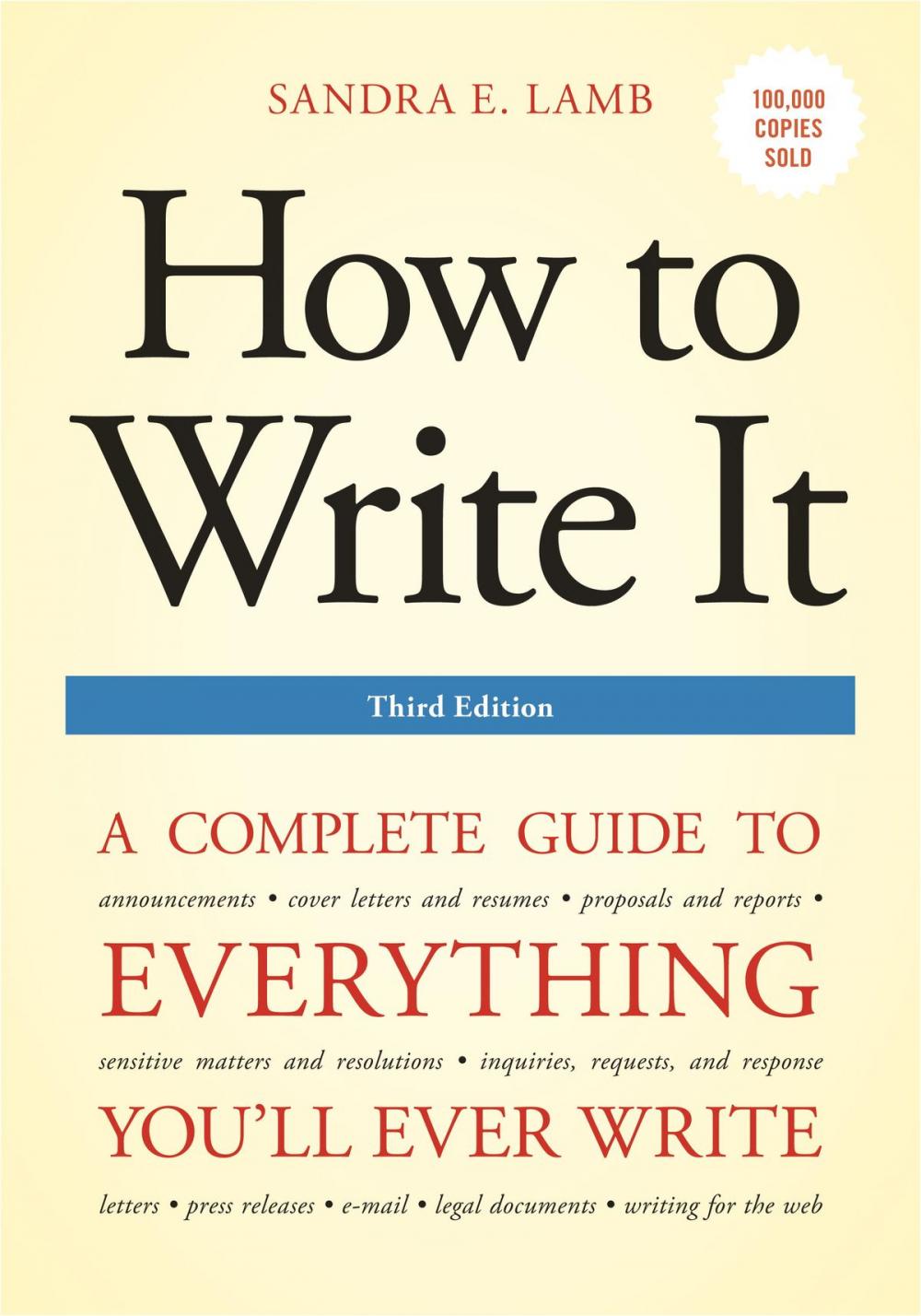 Big bigCover of How to Write It, Third Edition